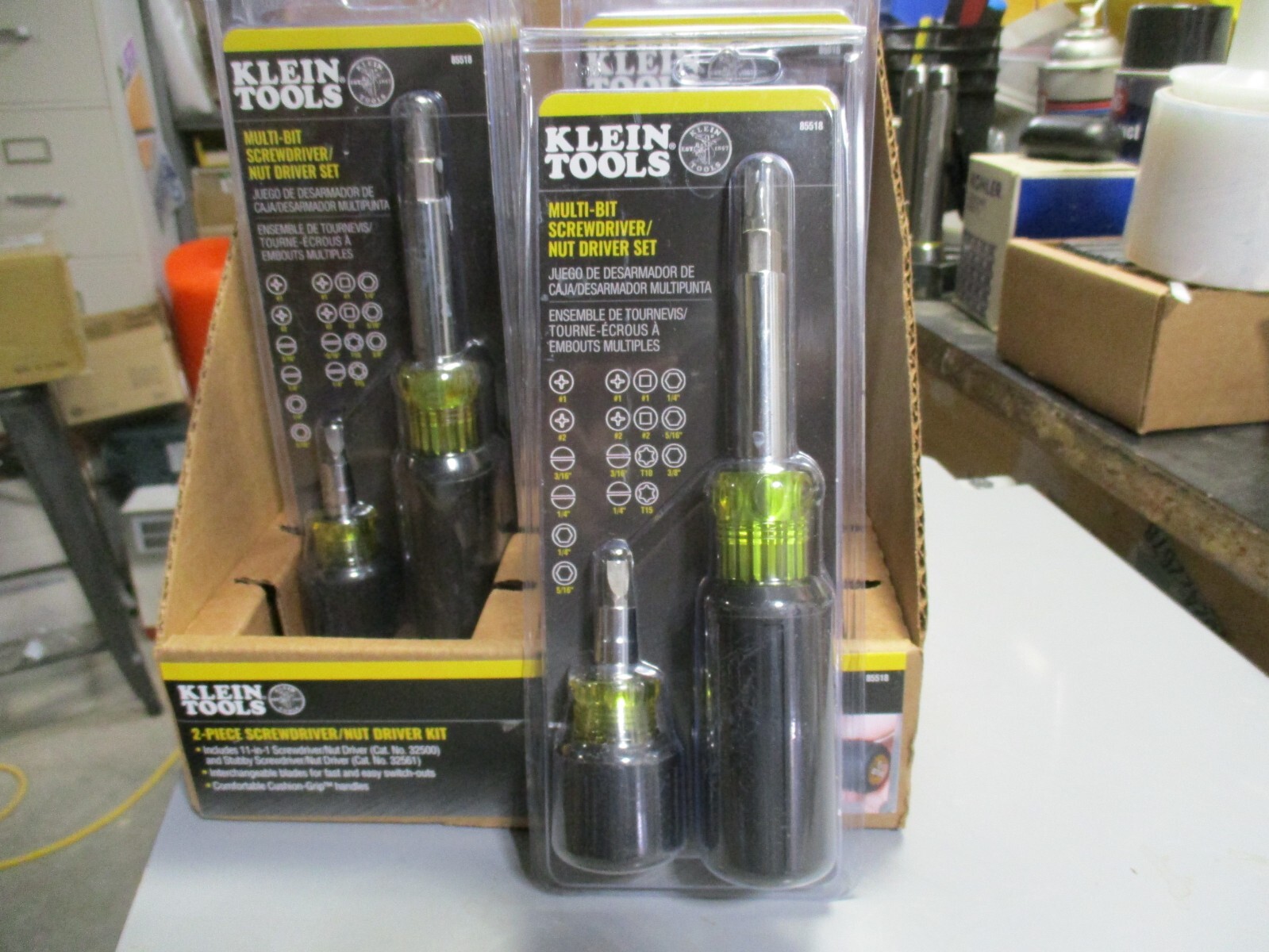Free Ship, Klein Tools 85518 Multi-Bit Screwdriver/Nut Driver Set