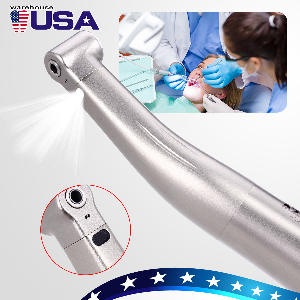 Dental Brushless LED Electric Micro Motor/1:1/1:5/1:4.2 Increasing LED Handpiece