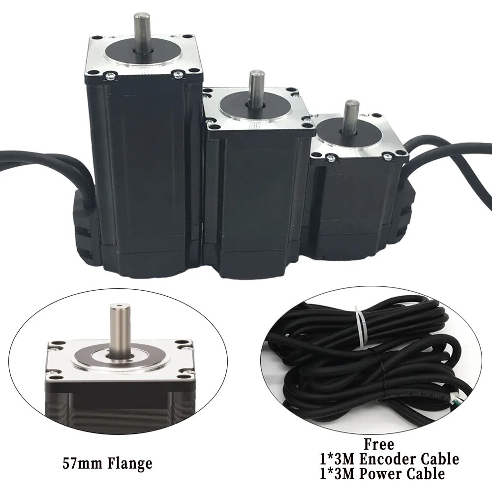 Nema23 Nema34 Closed-loop Stepper Motor 1.2Nm~12Nm Hybrid Servo Driver Kit CNC