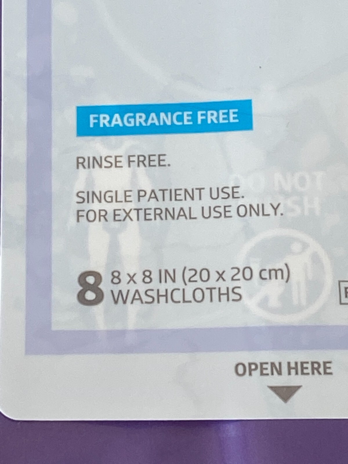 50 Packs Medline Ready Bath Fresh MSC095309 Exp.2025-09 & 2026-05 (*N29/T32V33*)