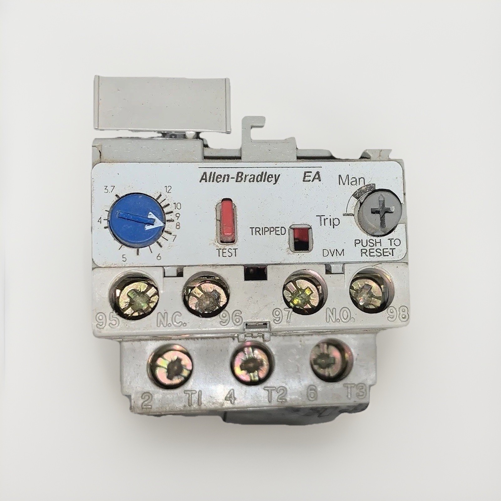 AllenBradley 193-EA1FB Overload Relay Trip Indicator Push to Reset Industrial