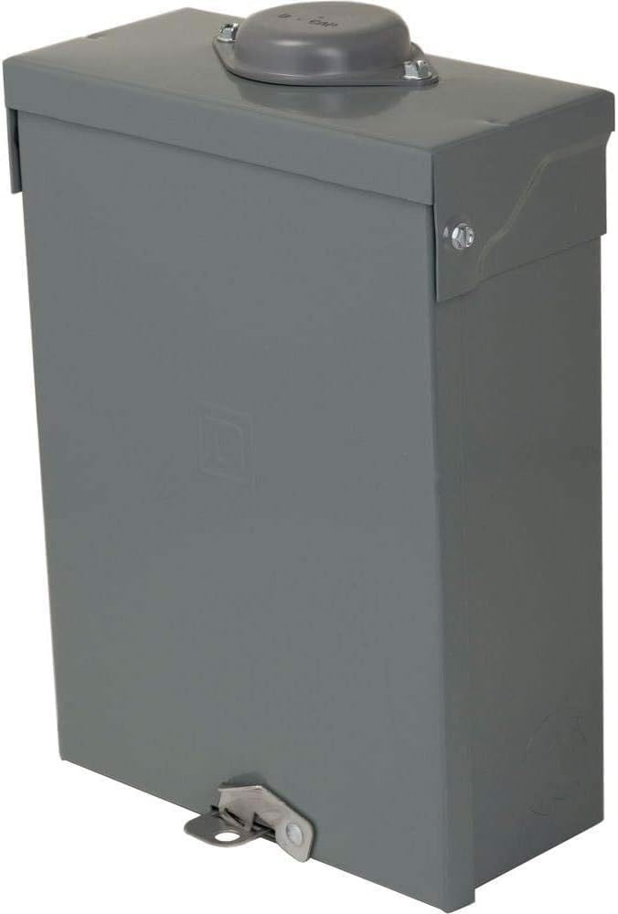 Square D HOM612L100RBCP Six-Space 12-Circuit Outdoor Main Lug Load Center 100A