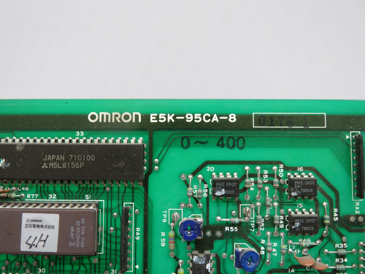 OMRON E5K-95CA-B TMP-02 NC-8000 CIRCUIT BOARD T170803