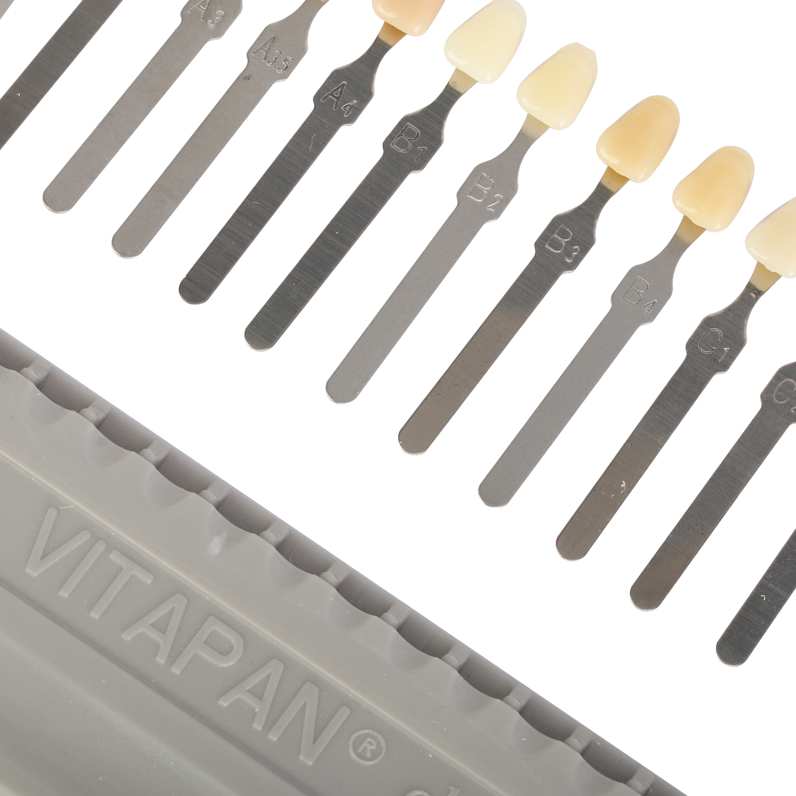 16 Colors Shade Guide Teeth Dental Materials For VITA A1-D4 Whitening Comparison