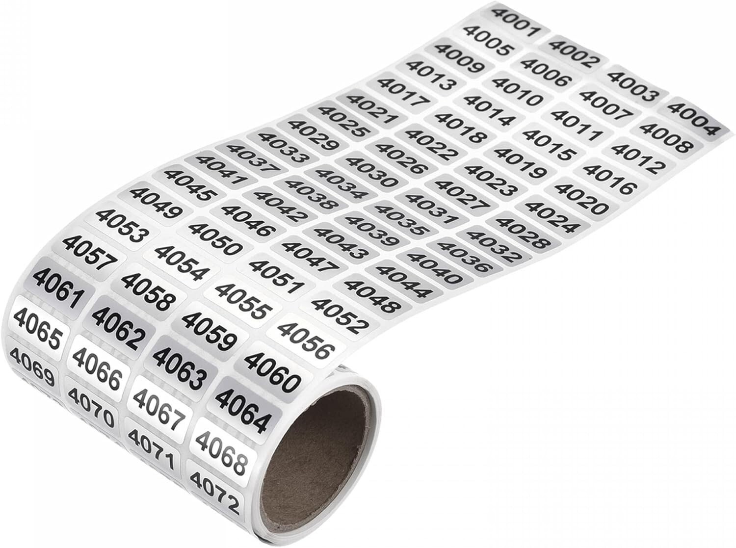 1-20000 Consecutive Number Label Stickers Inventory Control Adhesive Waterproof