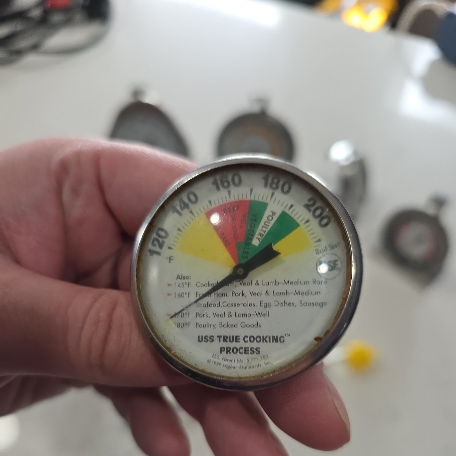 LOT OF 9 RESTAURANT THERMOMETERS – LISTED AS UNTESTED