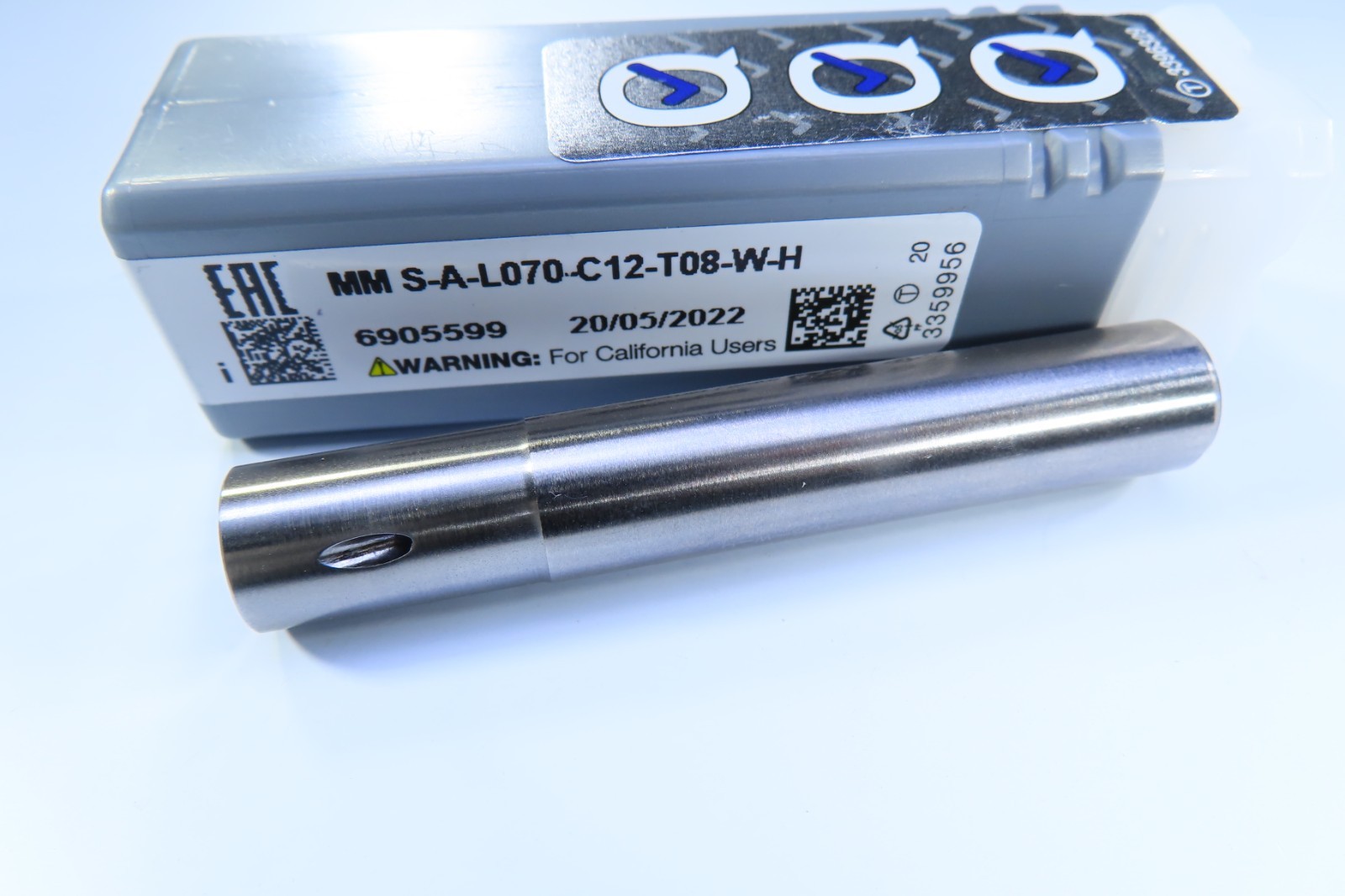 LOT ( 2 ) NEW ISCAR MM S-A-L070-C12-T08 INTERCHANGEABLE MILLING END MILL TOOLS