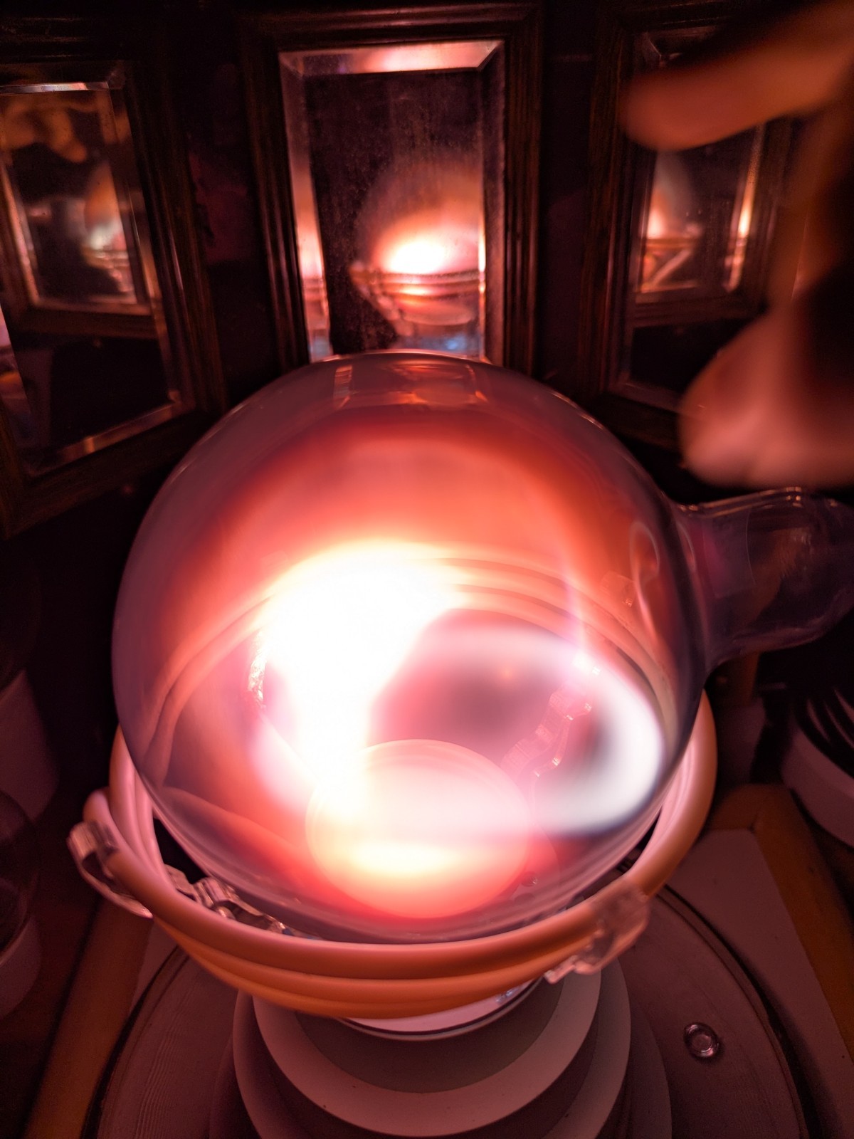 1L Ho/Xe Zerg Labs Experimental TICP Electrodeless Plasma Art Flask