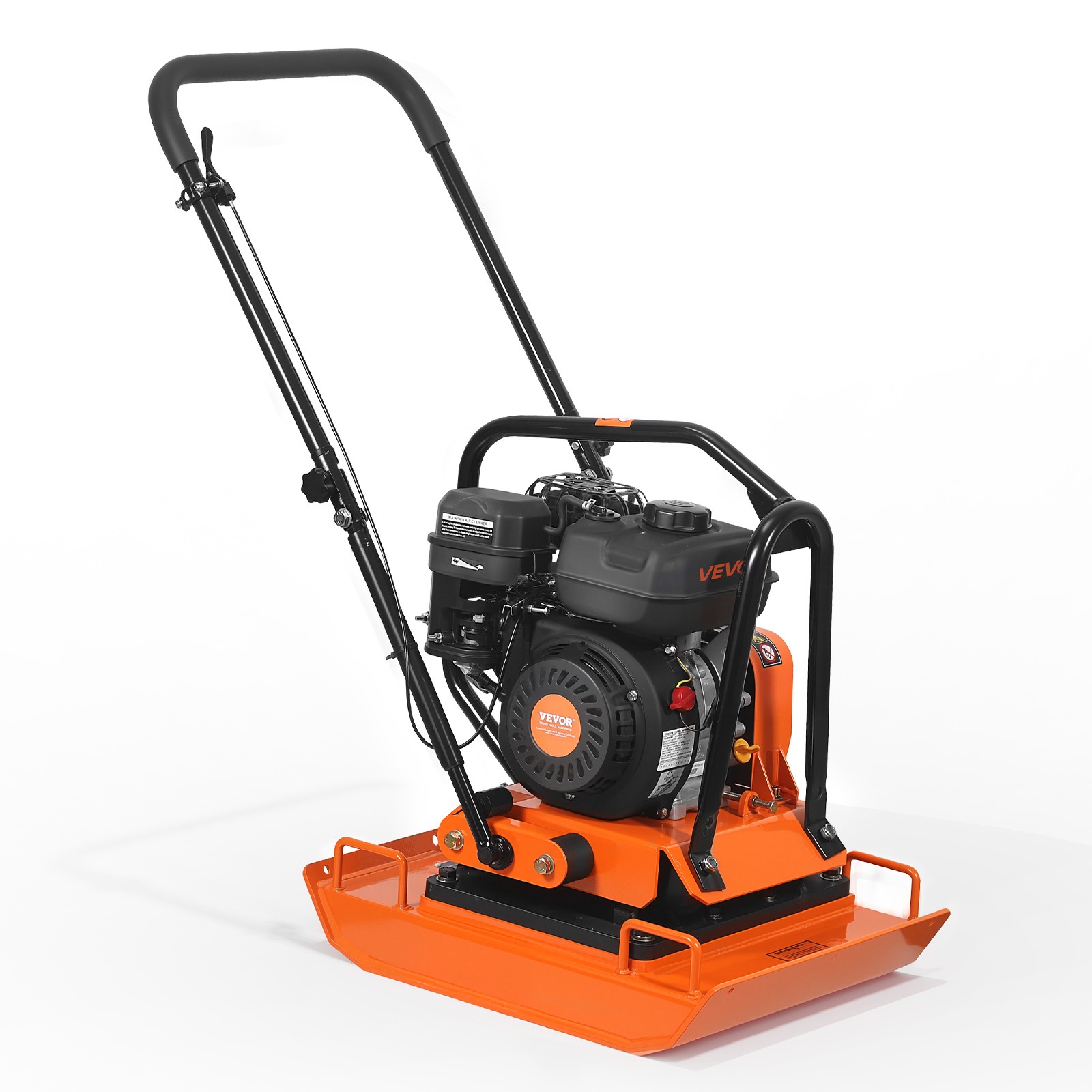 VEVOR 7HP Plate Compactor 5400VPM 4440lbs Vibrating Ground Rammer for Asphalt
