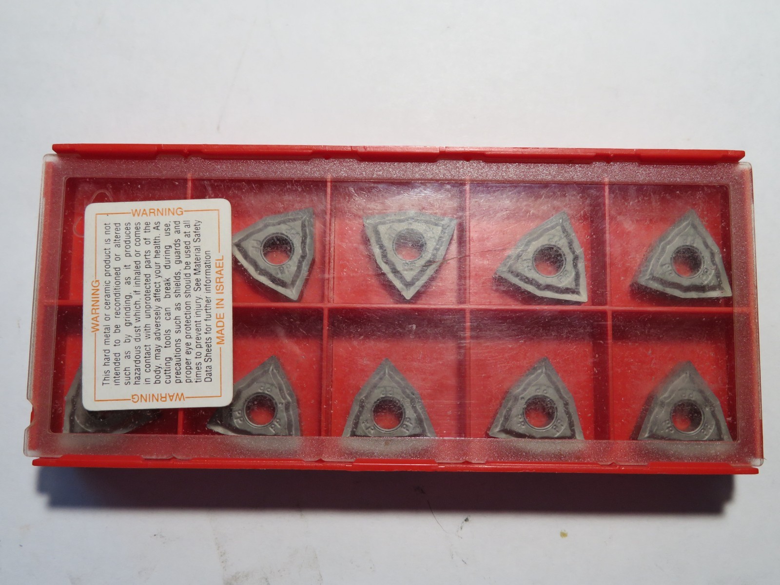 10 pcs DURACARB WNMG 431-58 / 080404-58 Grade DC210 Carbide Inserts ISRAEL
