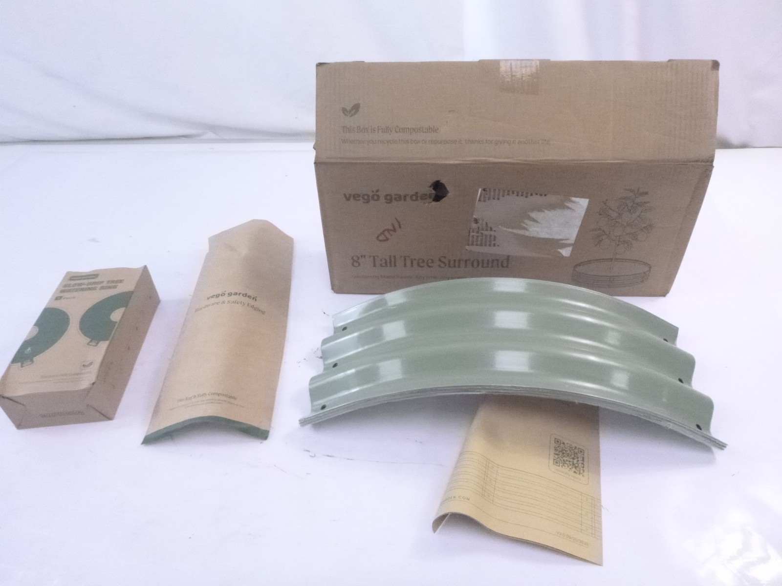 Vego Garden 8″ Tall Tree Surround VRB3608G+WR Olive Green For Home Garden