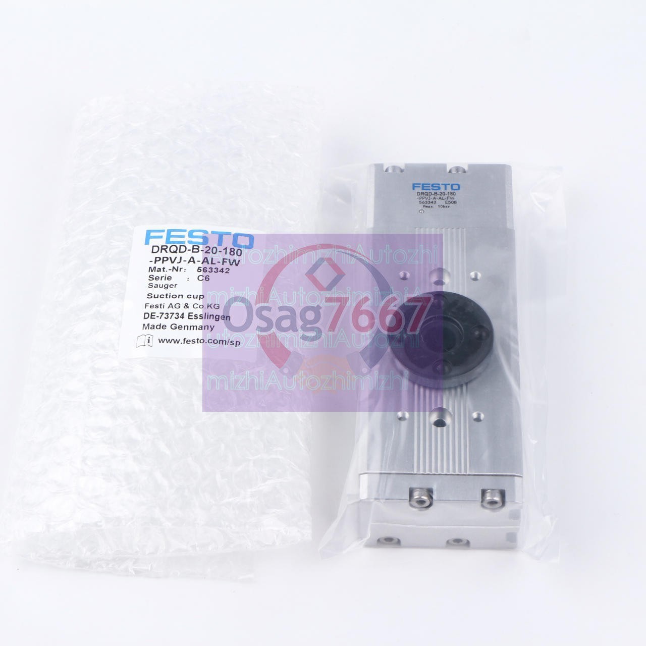 New DRQD-B-20-180-PPVJ-A-AL-FW 563342