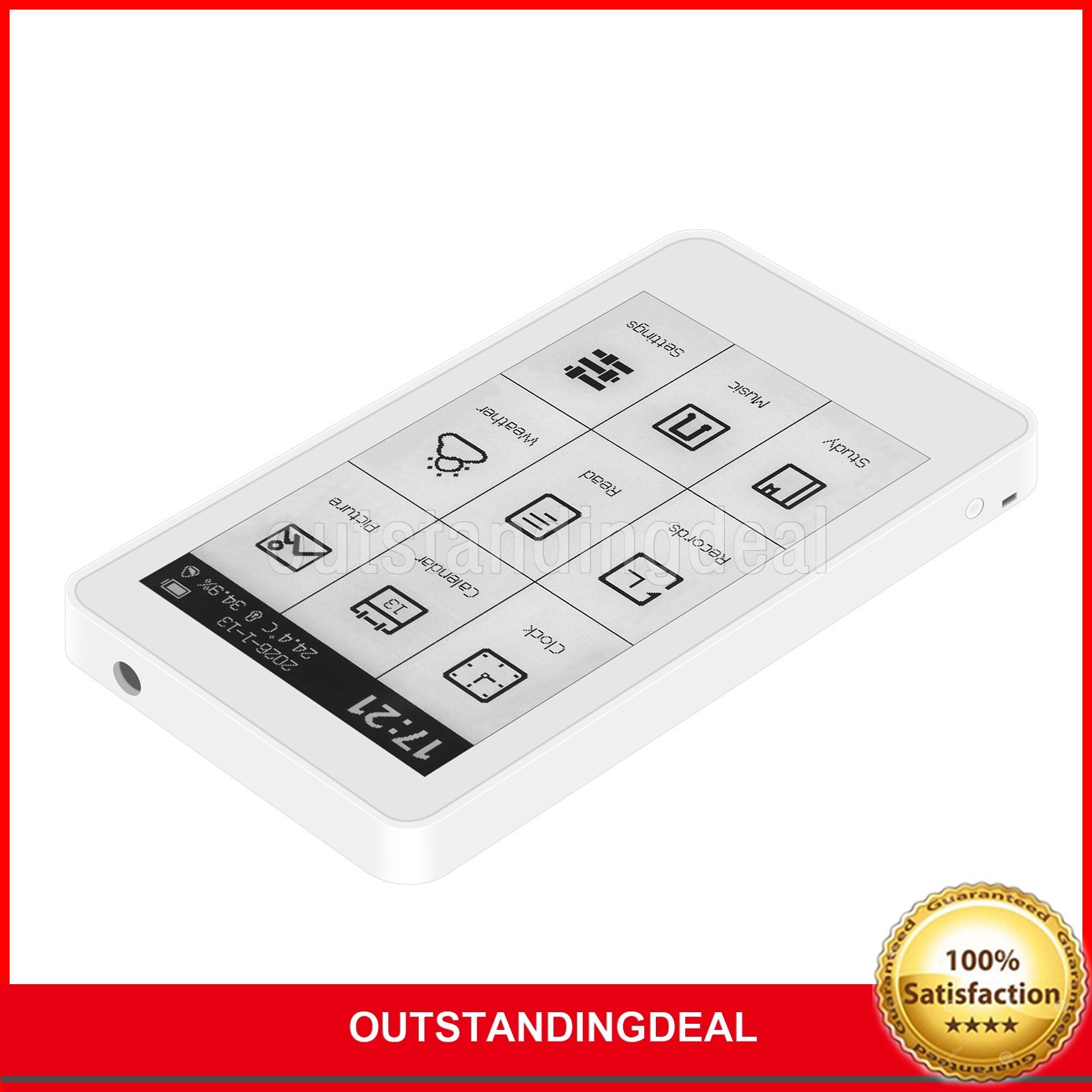 HamGeek M3 E-Book Reader 3.7-inch Touch Screen E-Paper 10-Level Adjustable ot26