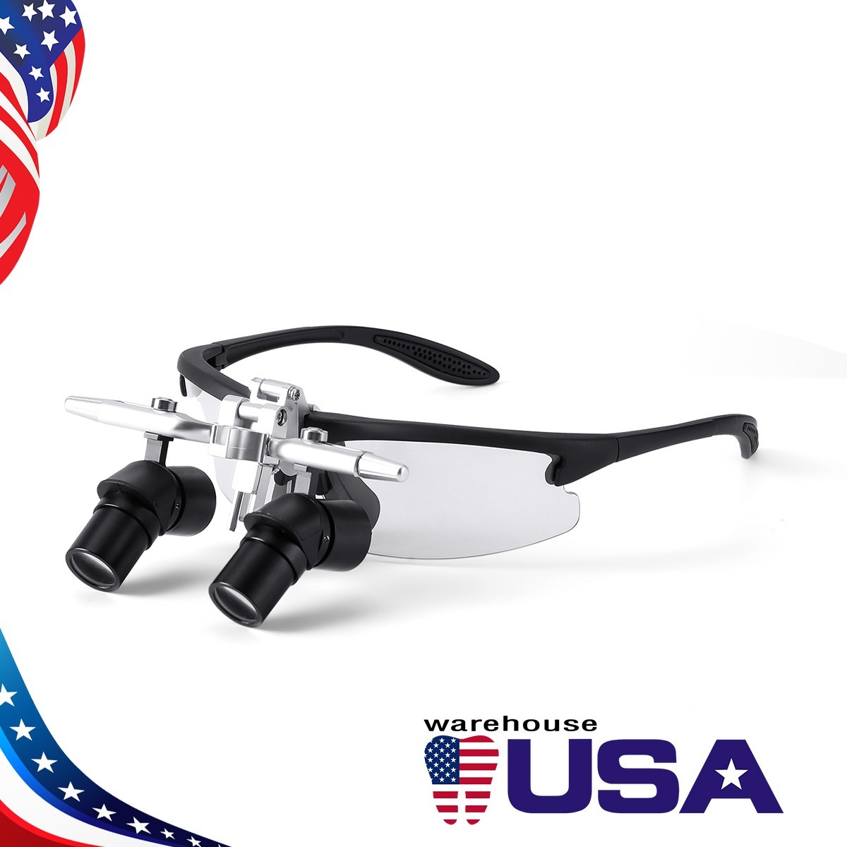 4.0X Dental Surgical Ergonomic Ergo Binocular Loupes Ultralight Magnification
