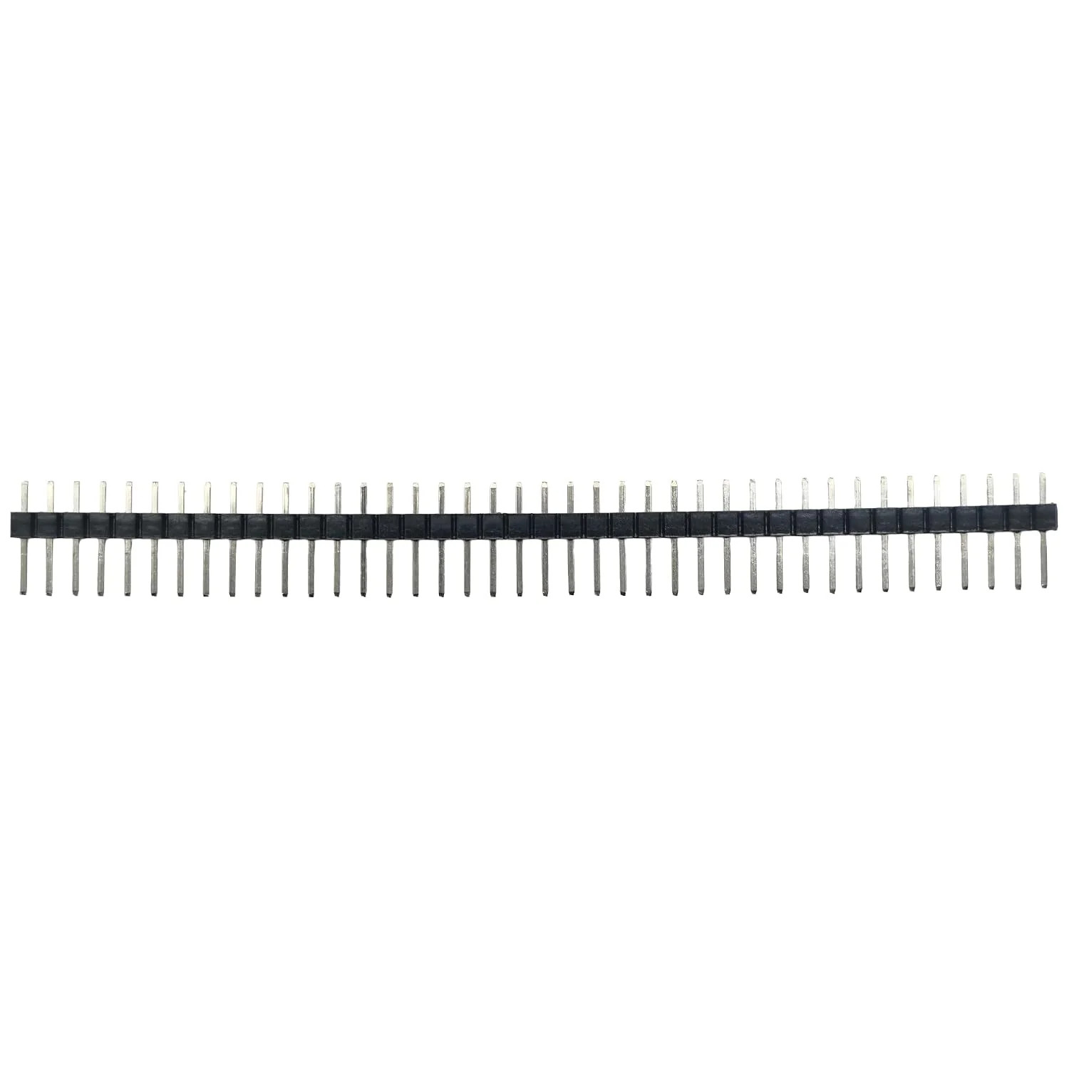 50 Pcs 2.54mm Male Header Pins 40 Pin Single Row 0.1 Inch Connector Strip