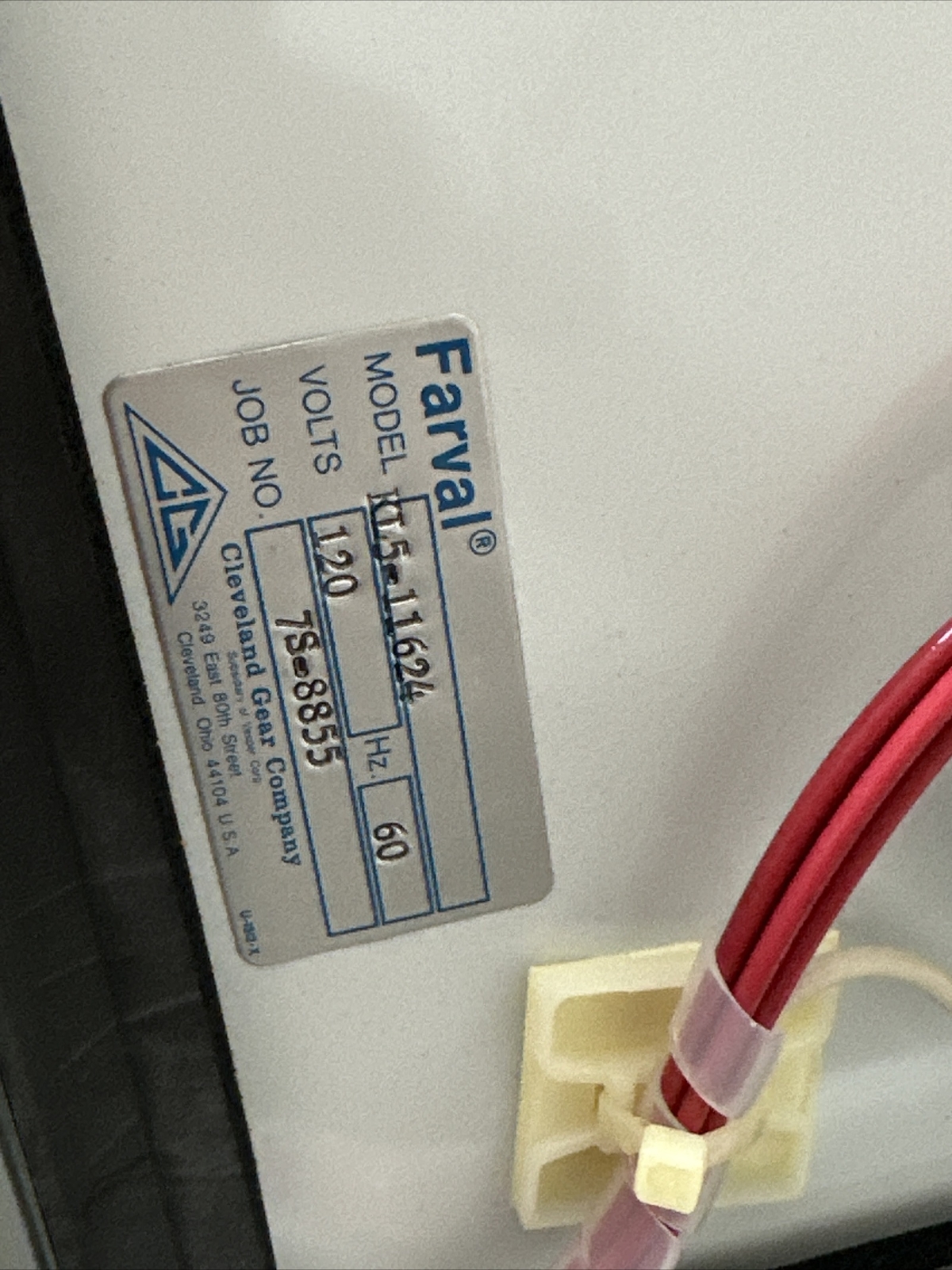Cleveland Gear KL5-11624 Farval Timer 0-30min 120v-ac