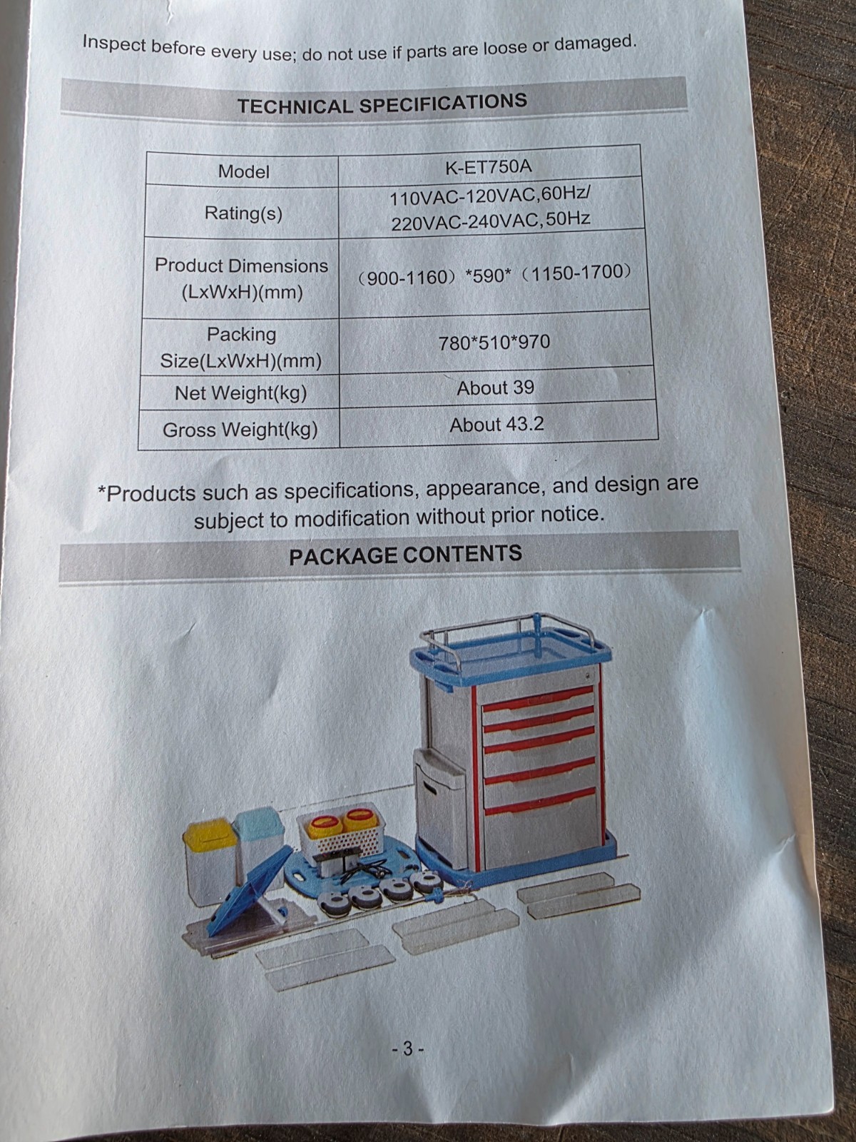 VEVOR 5 Tier Lab Cart – Mobile Medical Cart with 5 Drawers, IV Pole, Back Board
