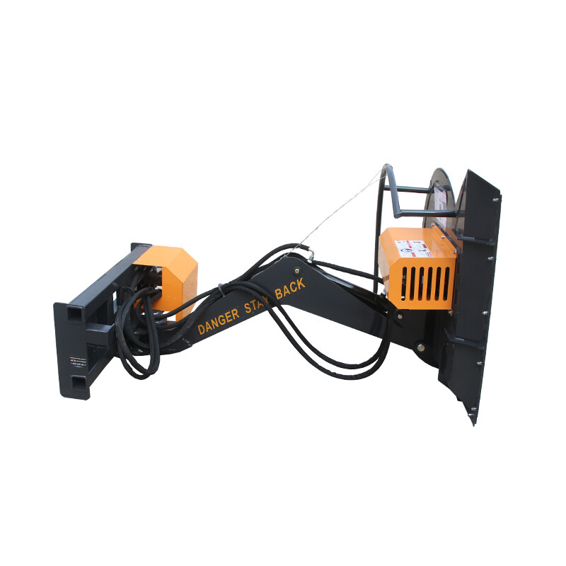 Wolfequip Articulating Brush Cutter Boom Mower Side Cutting 96″ Reach Skid Steer