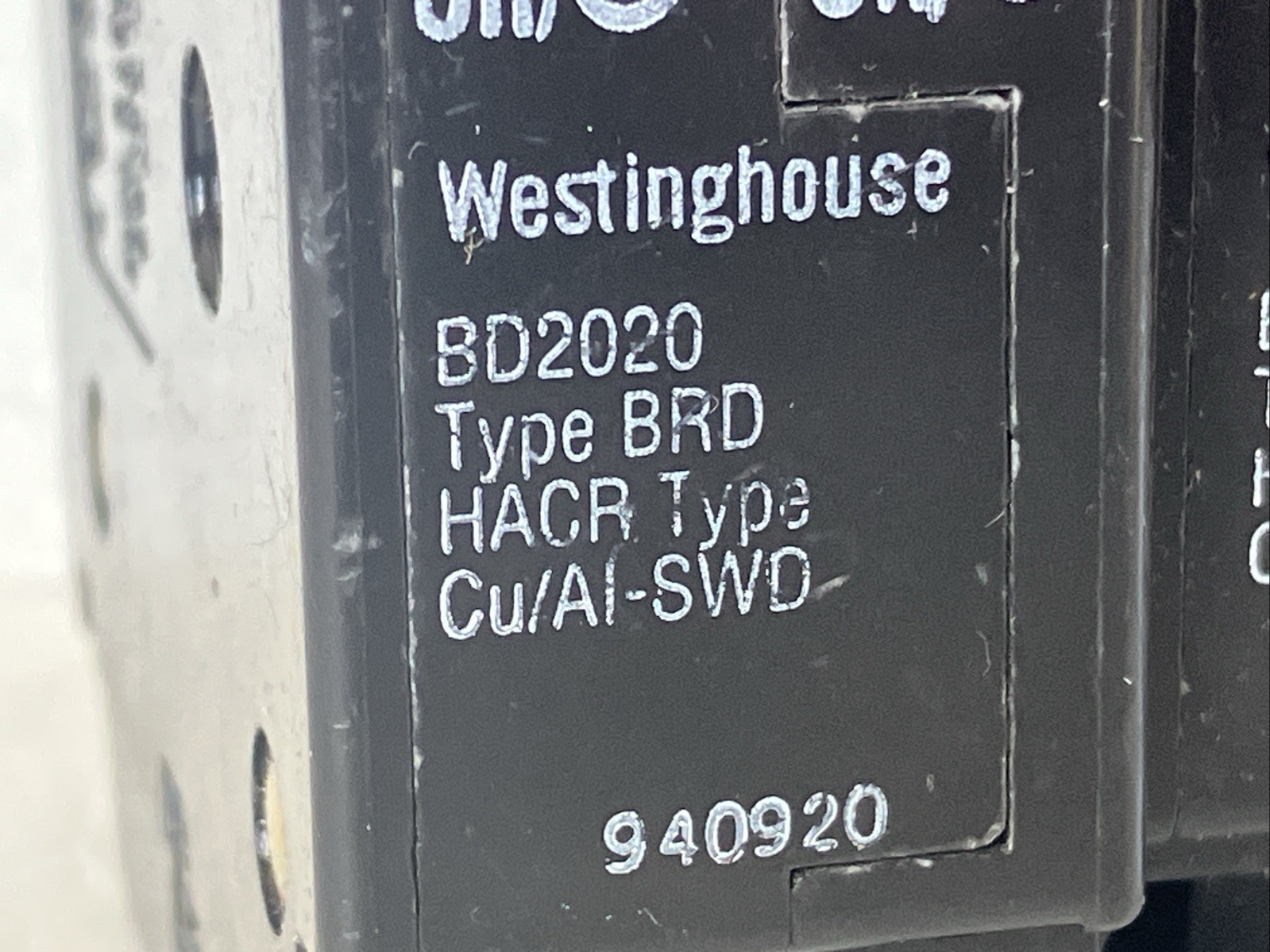 Westinghouse Bryant BD2020 Breaker CTL compliant Rejection Clip 20/20 Amp RED