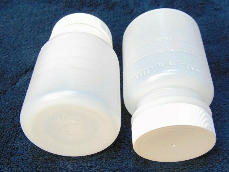 Collection Bottles Urine Sample, Crafts Lot of 12PCs (1x Boxe of 12 ) 75ml