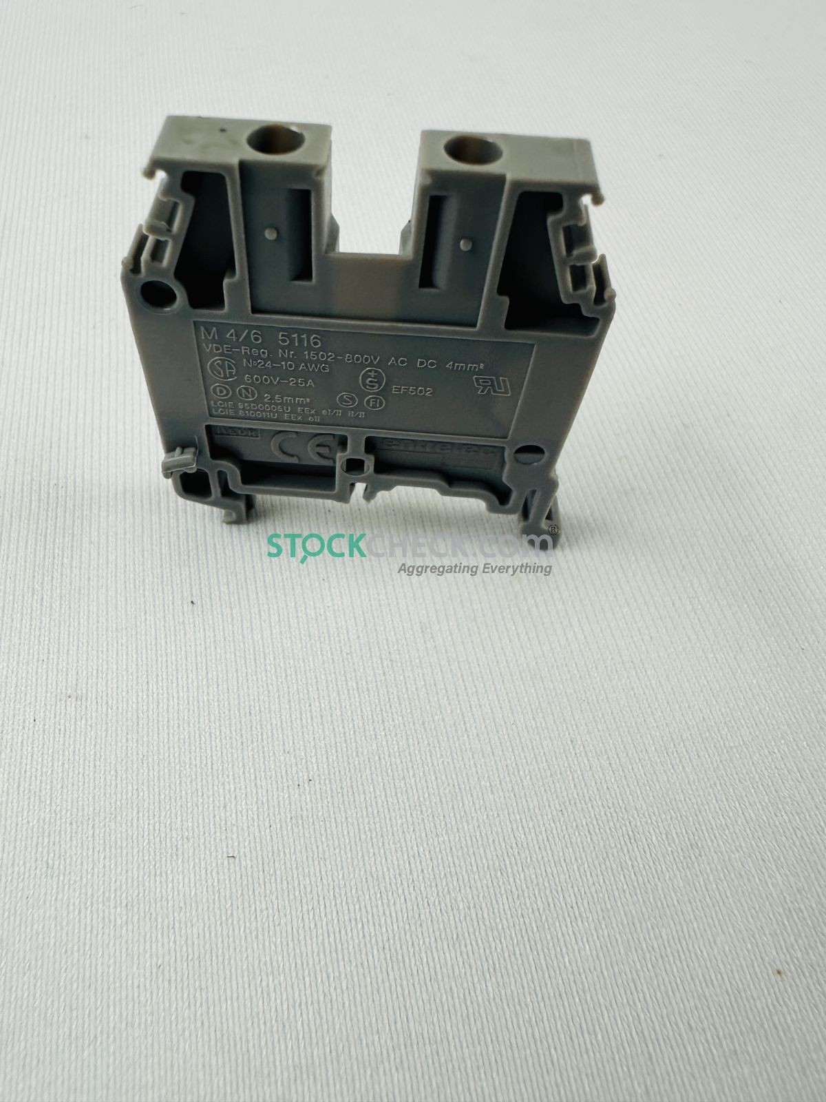 Entrelec M4/6-5116 Terminal Block – Lot of 10