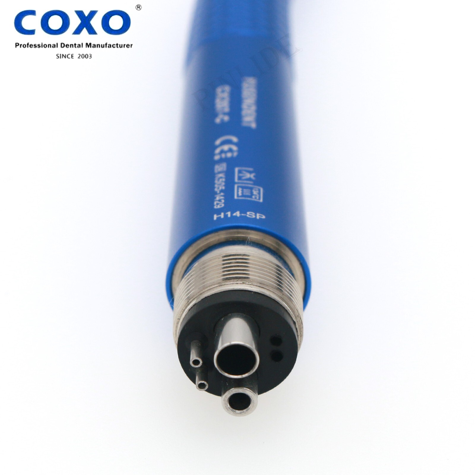 US COXO Dental High Speed Colorful Handpiece CX207-C Air Turbine 4 Holes M4 Blue