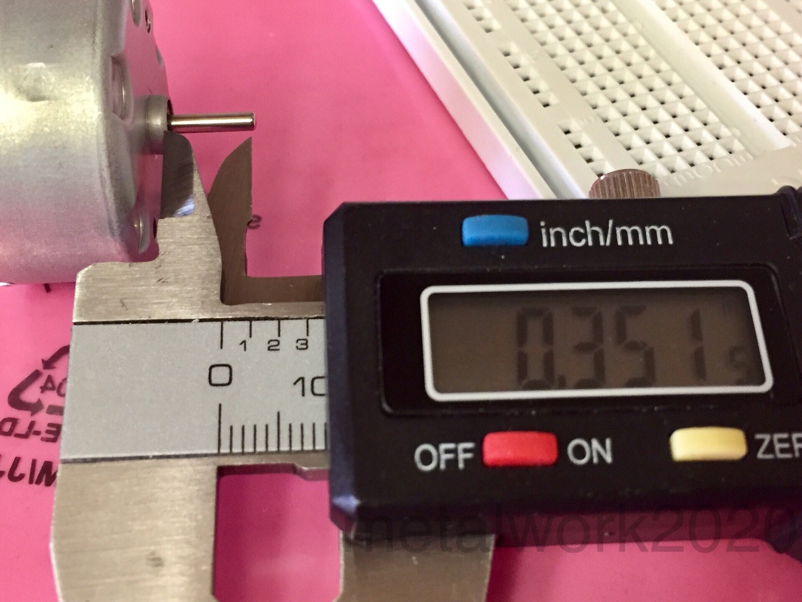 5pcs Mabuchi RF-500TB DC Motor, 5VDC (1.5V-9V), 2500-3100rpm, 120mA (540mA max)
