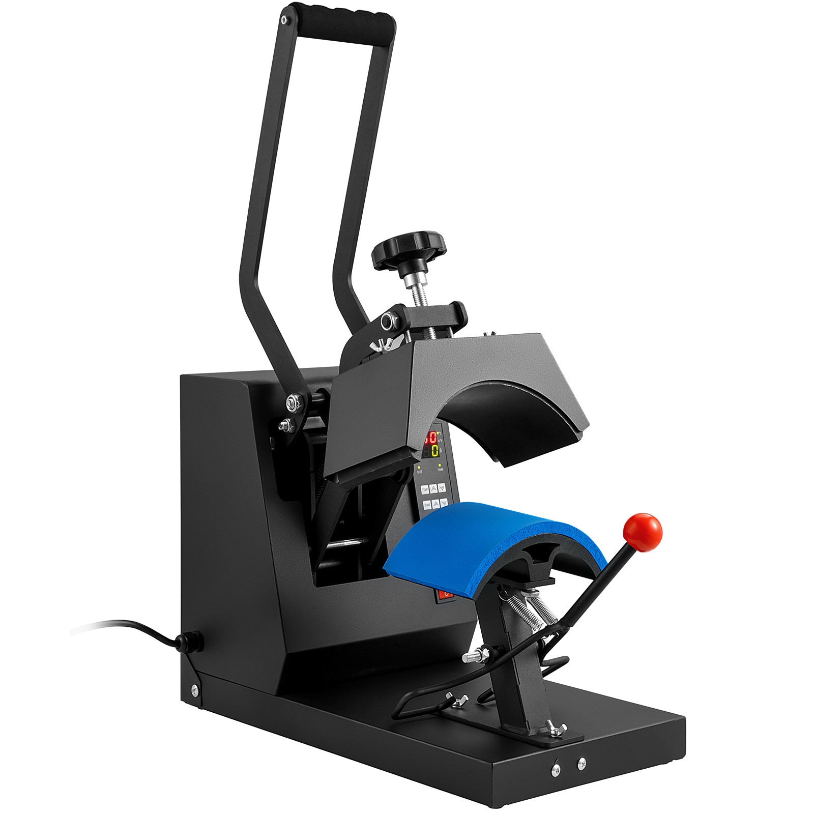 VEVOR Hat Heat Press Cap Heat Press Machine 4 Heating Pads Sublimation Transfer