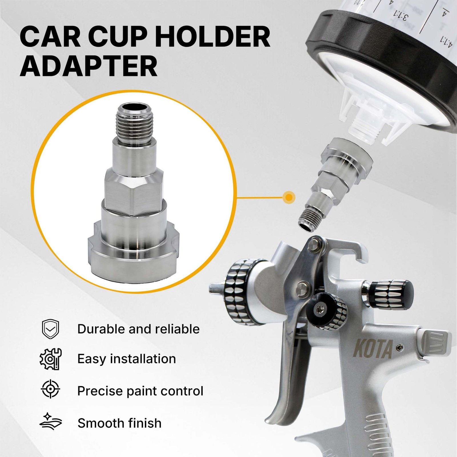 Adapter Spray Gun Paint System Compatible with PPS 1.0 System Only and the