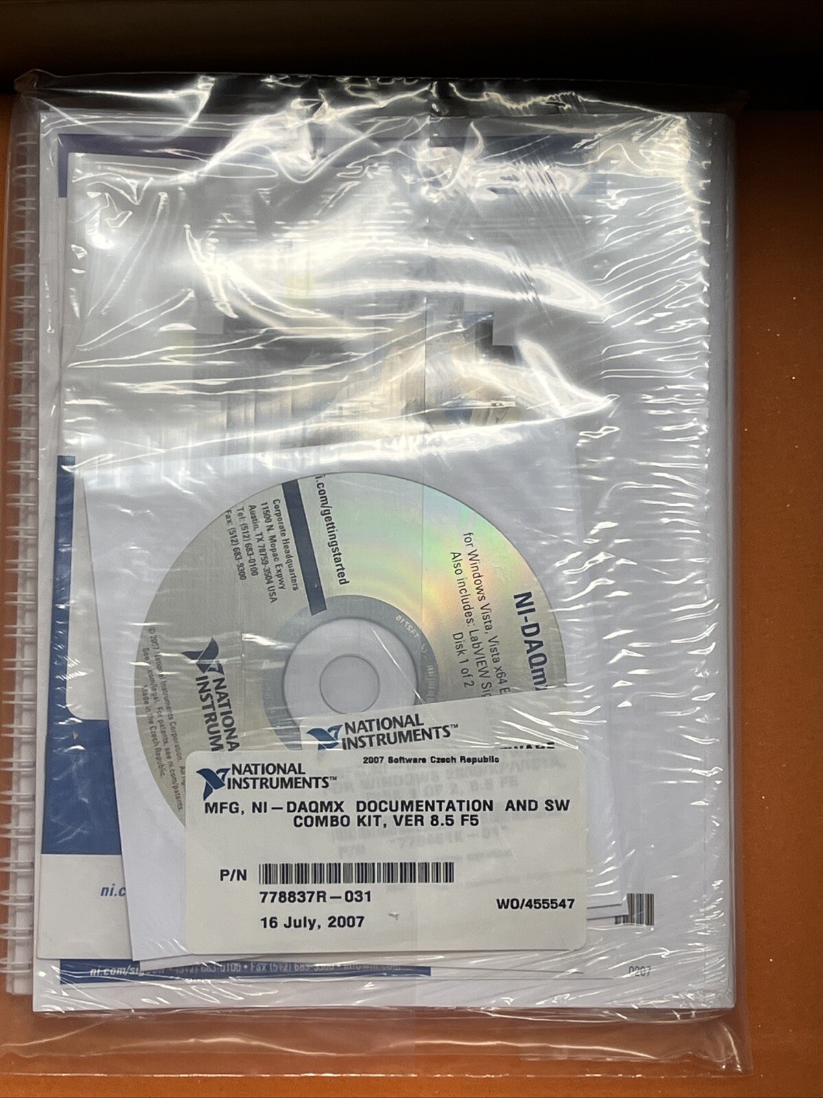 National Instruments NI SCXI-1125 8-Channel Isolated Input Module 776572-25