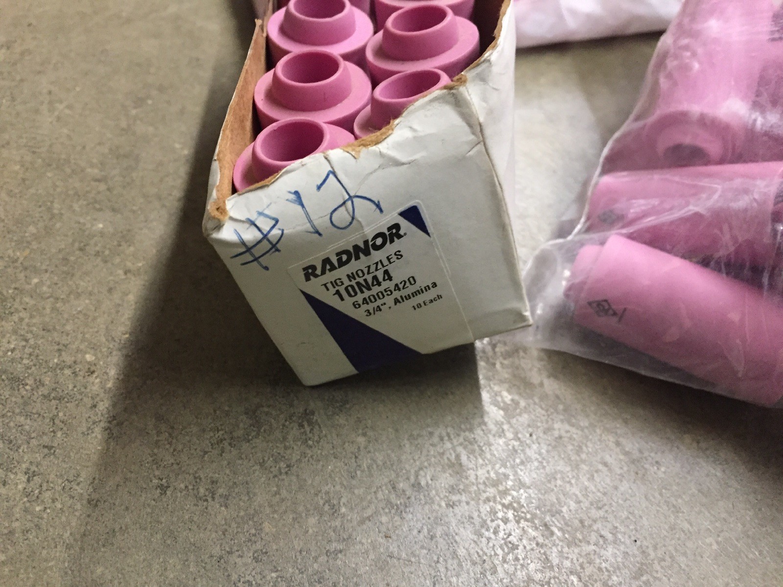 Qyt 47, TIG Welding 10N44 #12, 3/4″ ALUMINA Nozzle Ceramic Cup WP17 WP18 WP26
