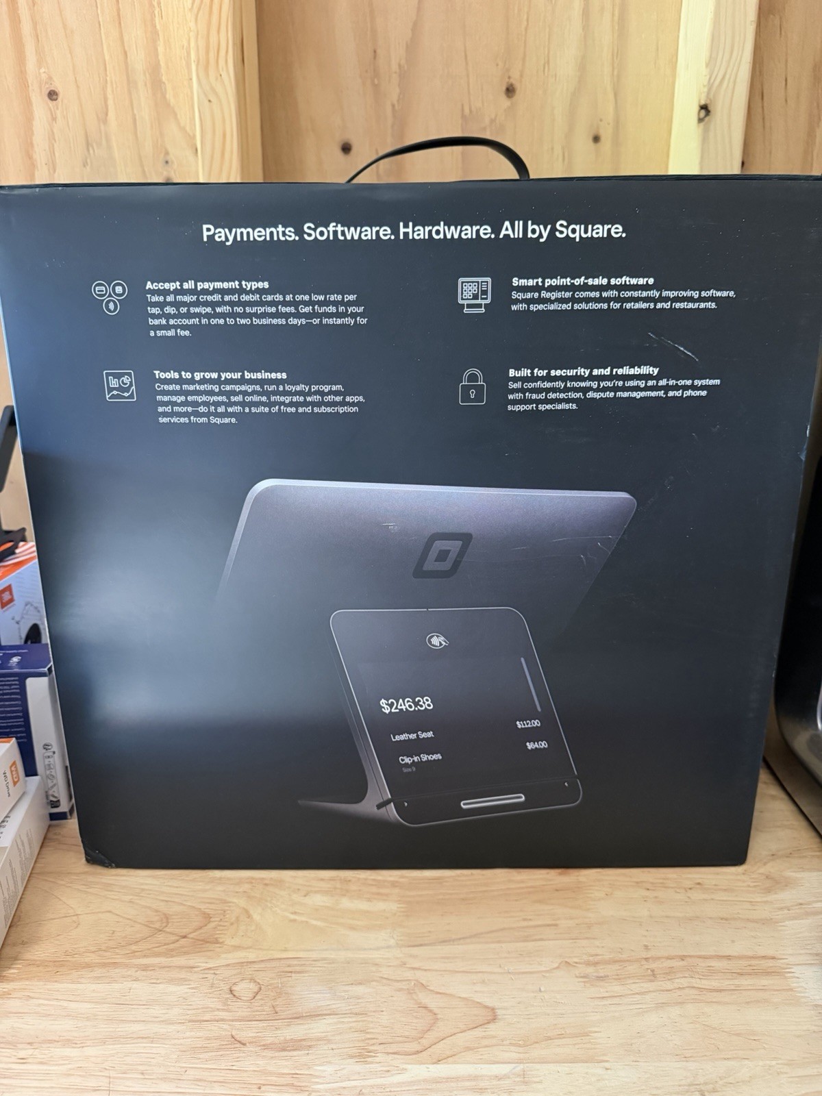 BRAND NEW Square Register POS System Gray A-SKU-0665-A2 1st Generation