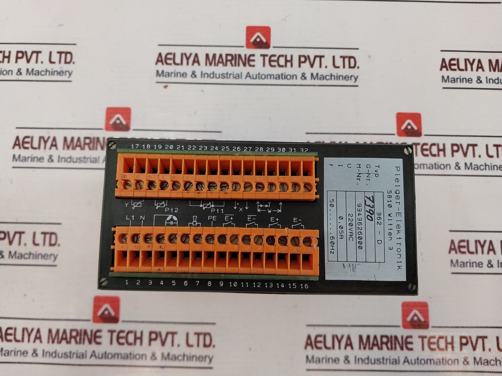 Pleiger-Elektronik 362-D Controller 0.05A 220VAC 50/60Hz