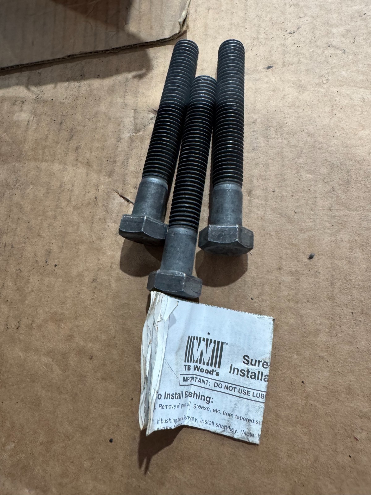 NEW TB WOODS J X 115MM TAPER LOCK BUSHING J 115MM