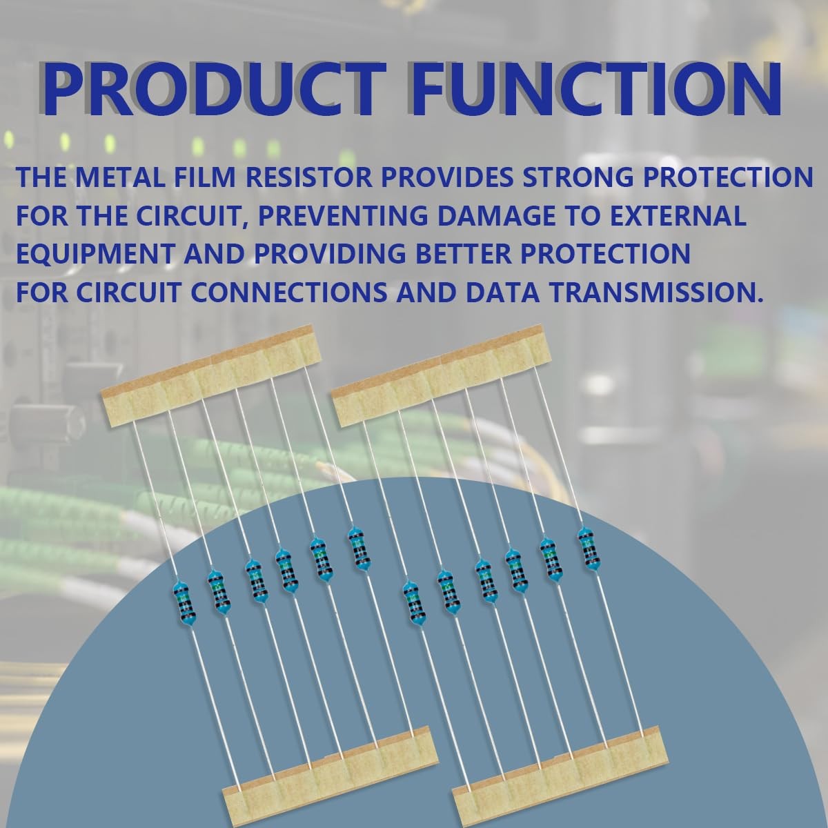 100 Pcs 1/4W 1 Tolerance 1.5K Ohm Metal Film Resistor Resistanc Color: 100 pcs