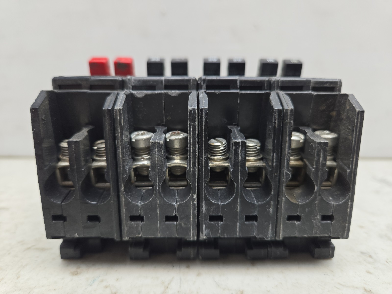 Mixed Lot of 4 Tandem Circuit Breaker 2 Pole 120/240V 15A 20A BD2020 BD1515 Read