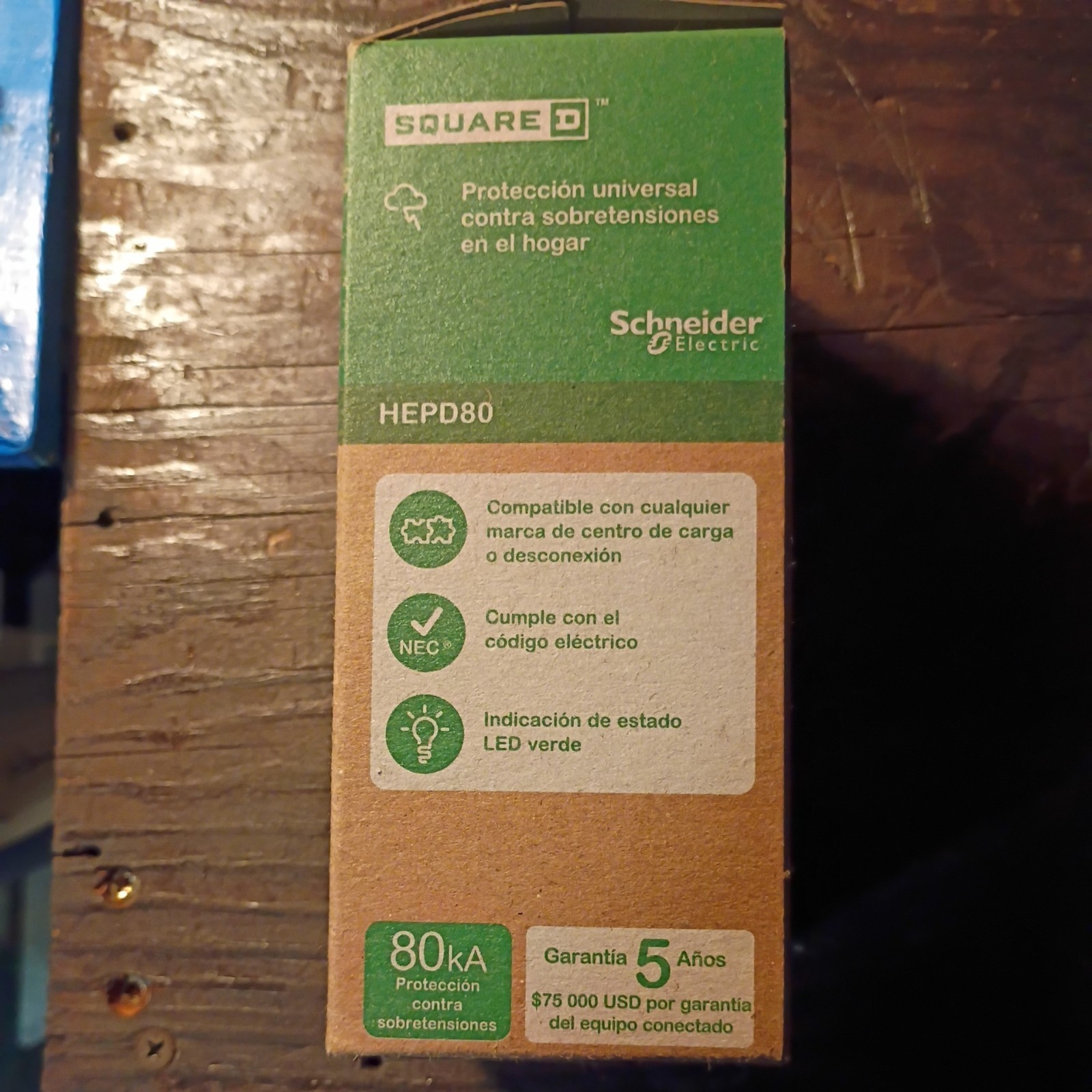 Square D HEPD80 Home Electronics Protective Device
