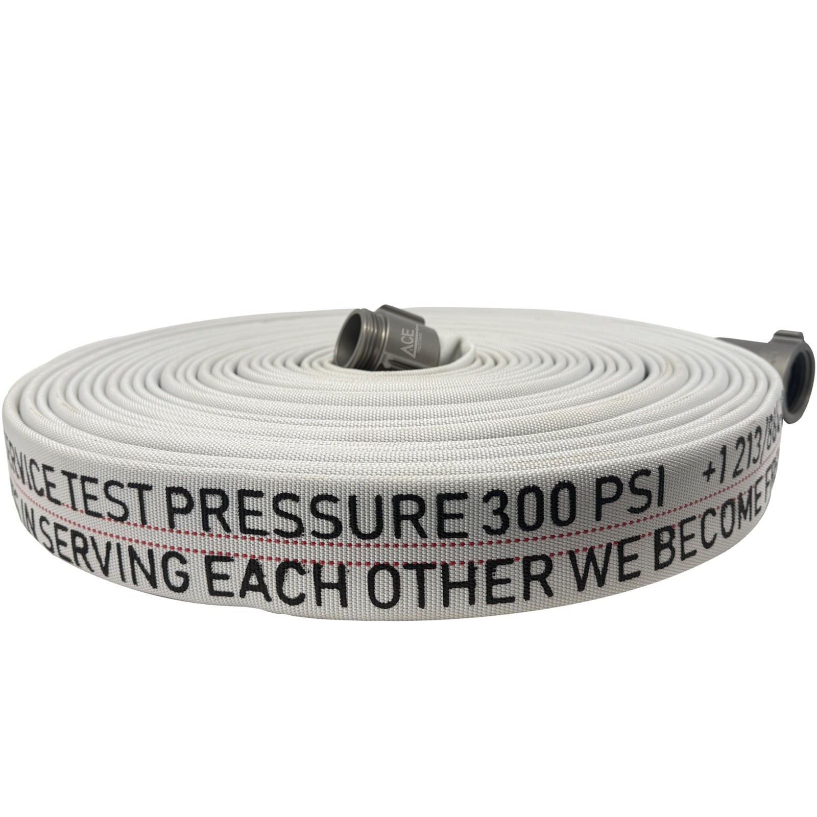 Ace Fire Defense .02, 1.5″ Premium Attack Fire Hose 75ft 900 PSI NH/NST