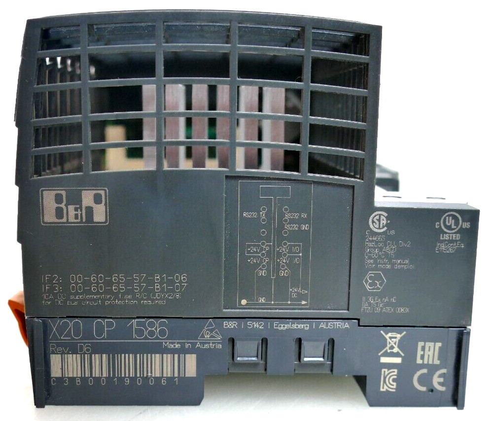 B&R Central Unit X20 CP 1586 | Rev. D6 | X20CP1586