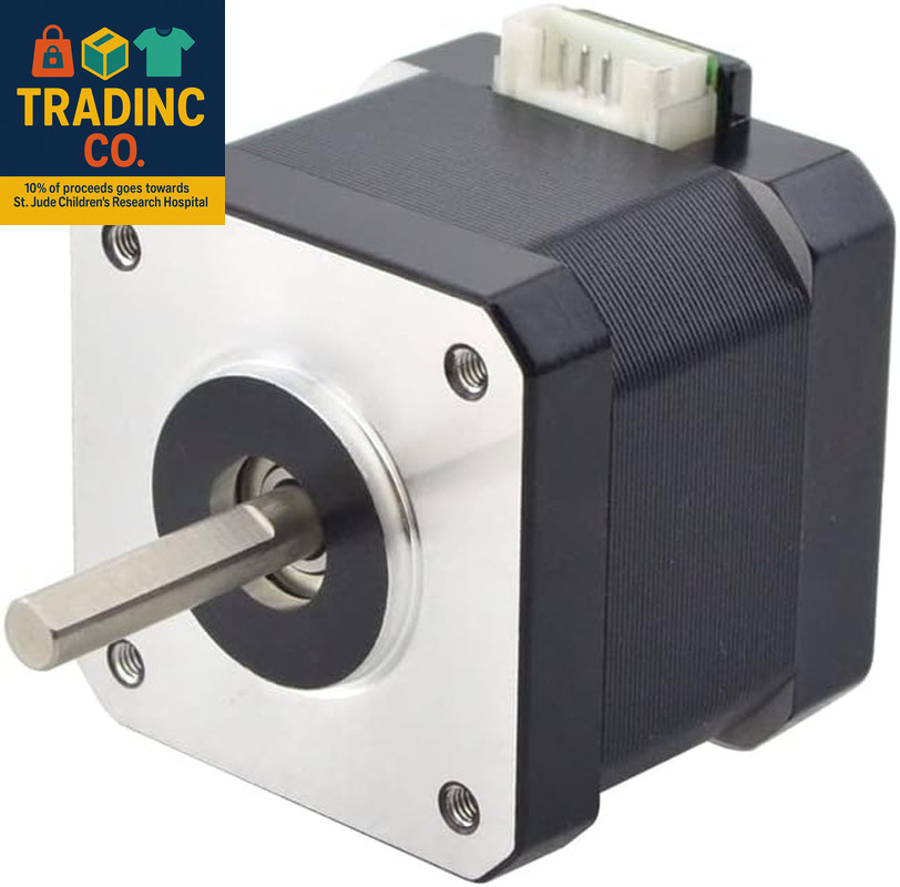 Nema 17 Stepper Motor Bipolar 1.5A 42Ncm 42X42X38Mm 1.8Deg 4 Wires with 1M Cable