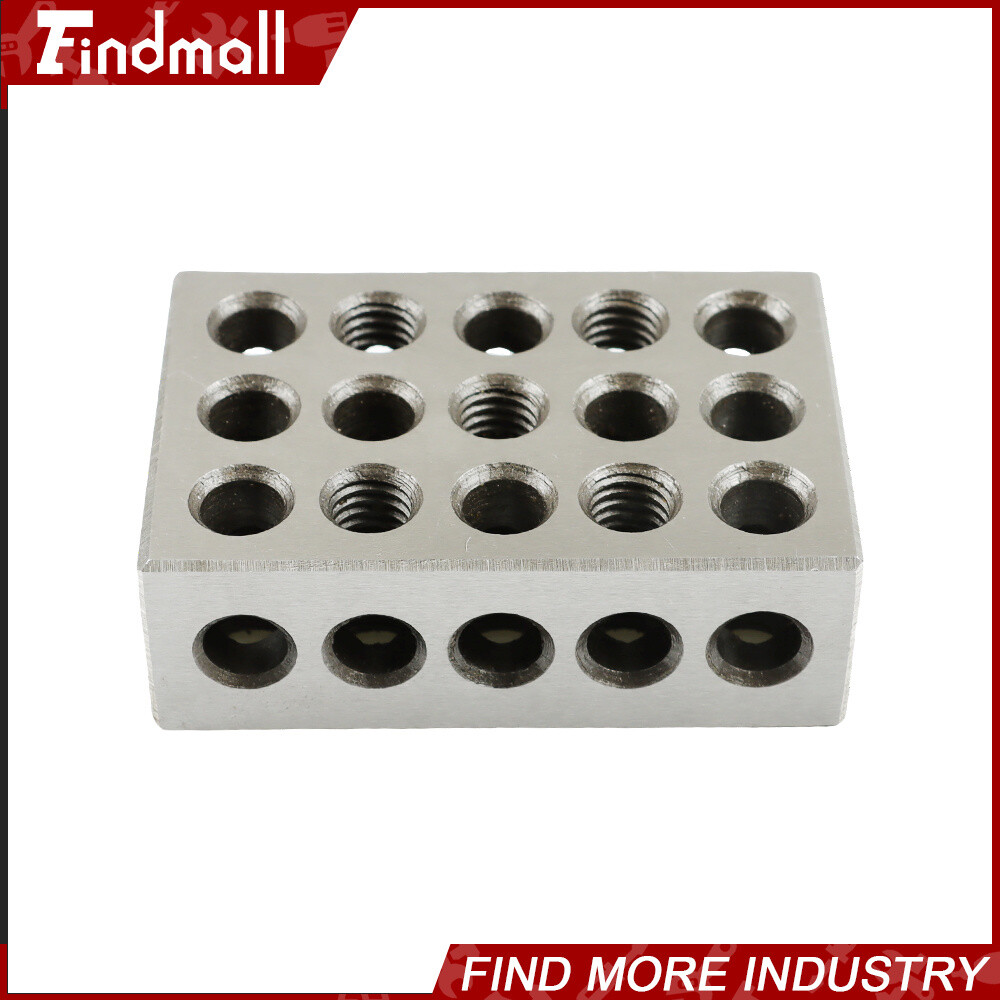 5 MATCHED PAIRS ULTRA PRECISION 1-2-3 BLOCKS 23 HOLES .0001″ MACHINIST 123