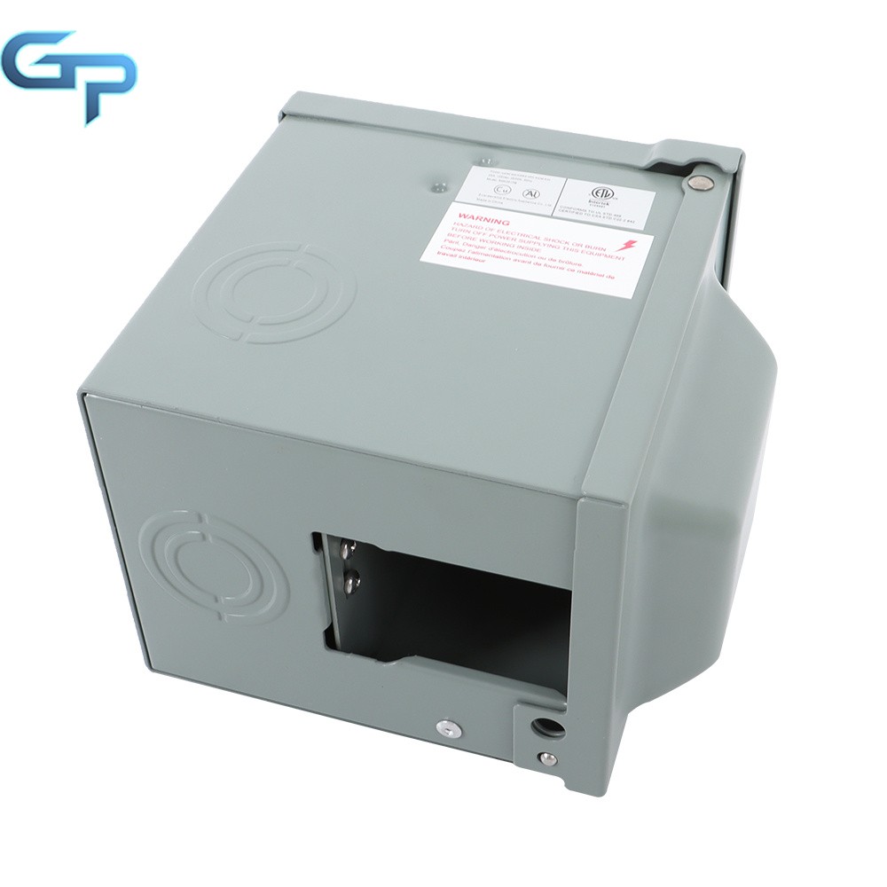 Outdoor Electrical Outlet Box Dual 20Amp GFCI Receptacle Weatherproof 3R Cover