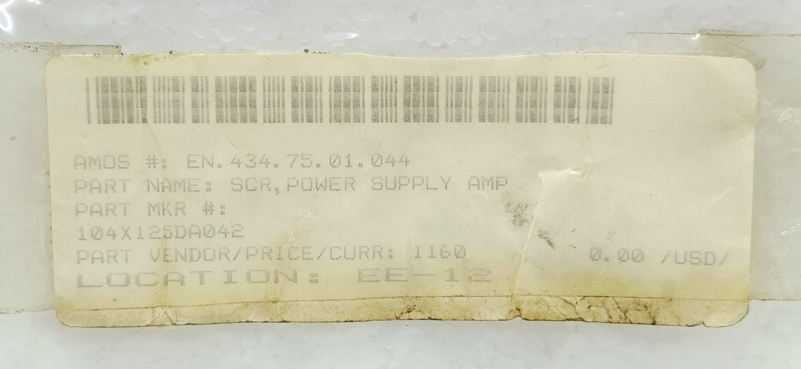 GE IR 104X125DA042 SCR Thyristor 800V 35A Power Supply Amp Lot of 10 New Surplus