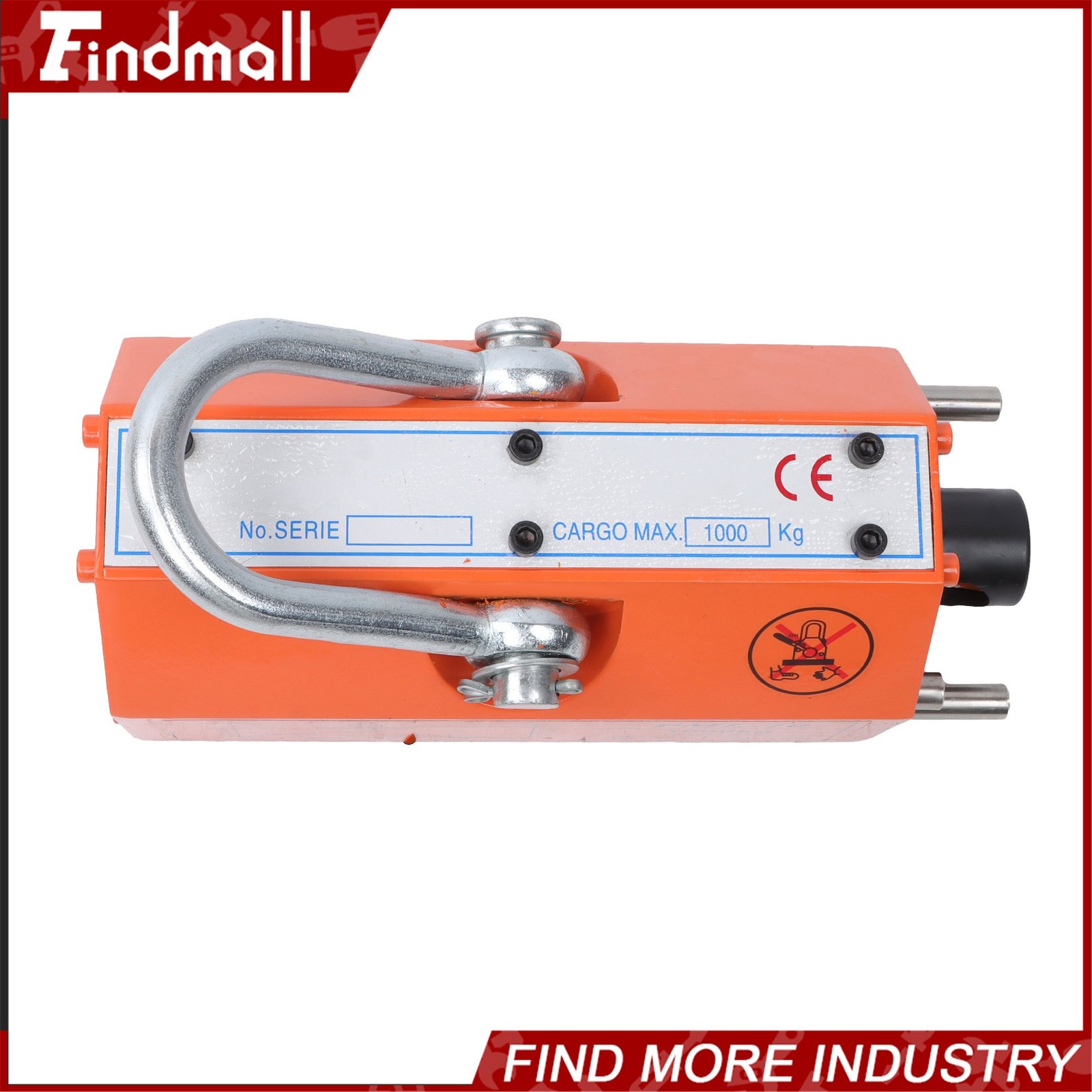 Findmall 2200Lbs/1000kg Magnetic Lifter Lifting Magnet N42 Neodymium Hoist