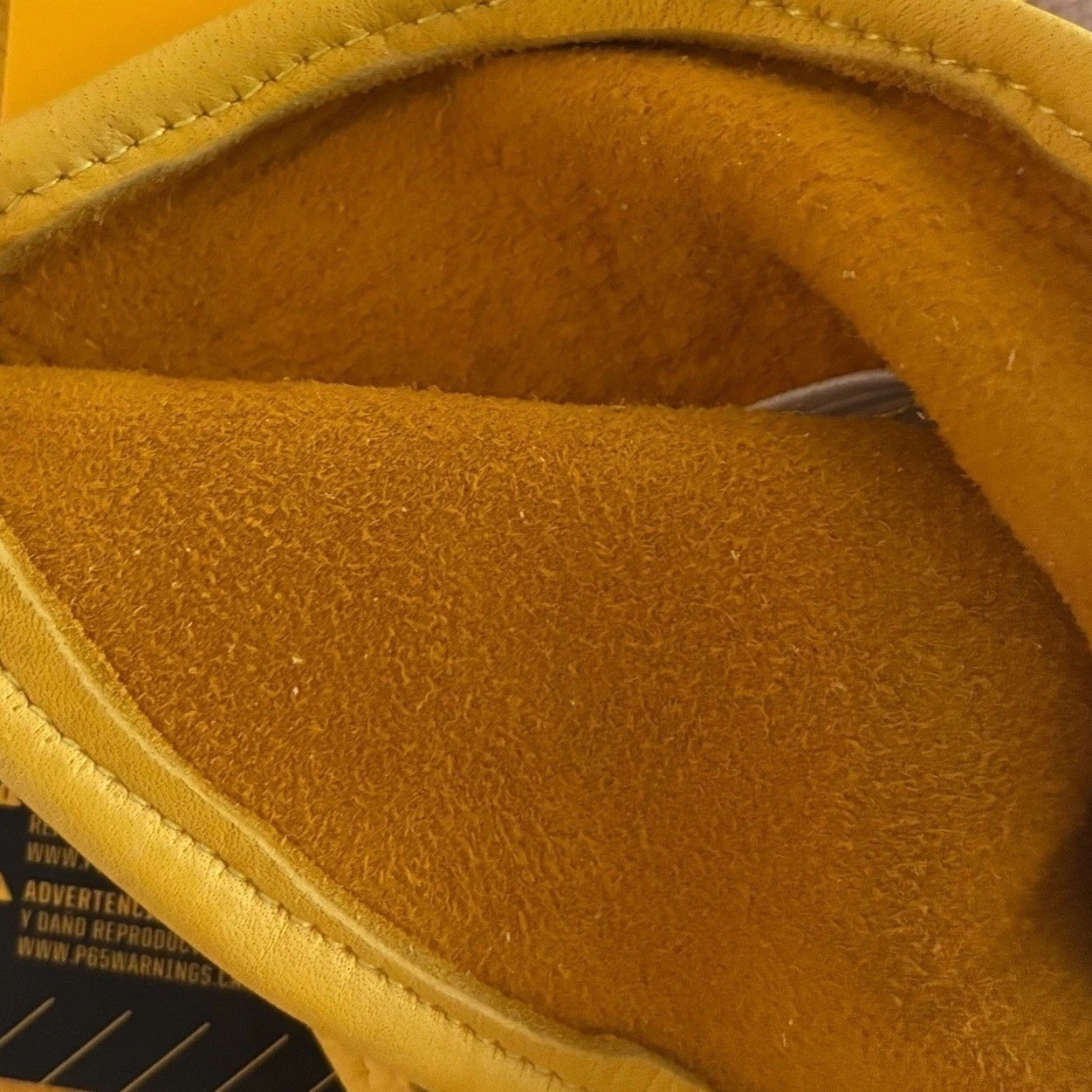 NWT Firm Grip Full Grain Deerskin Leather Work Gloves Size Med (5137) Heavy Duty