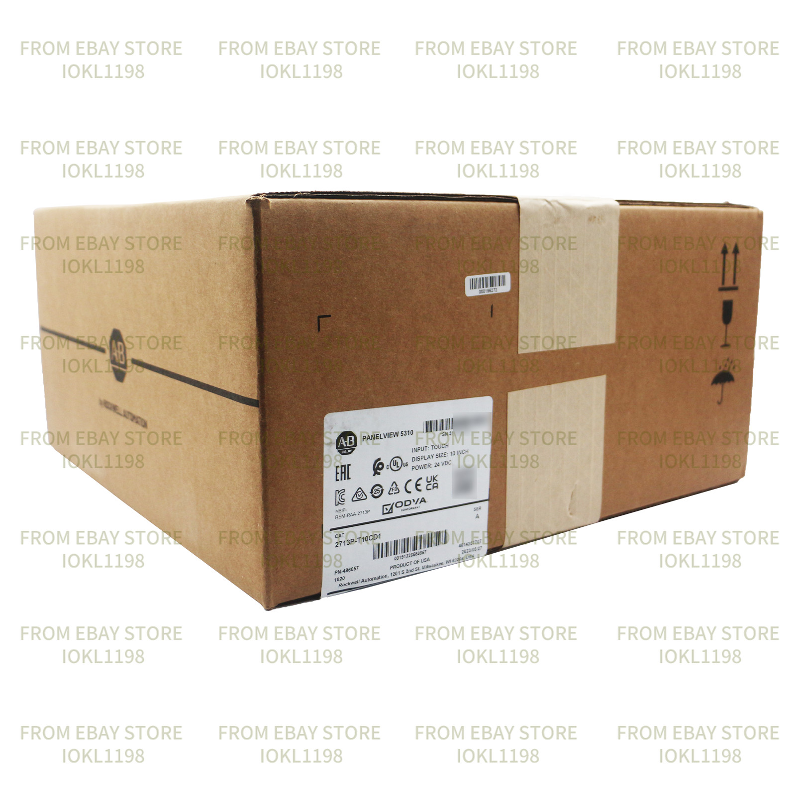 2023 New Allen Bradley 2713P-T10CD1 PanelView 5310 Graphic Terminal Ser A