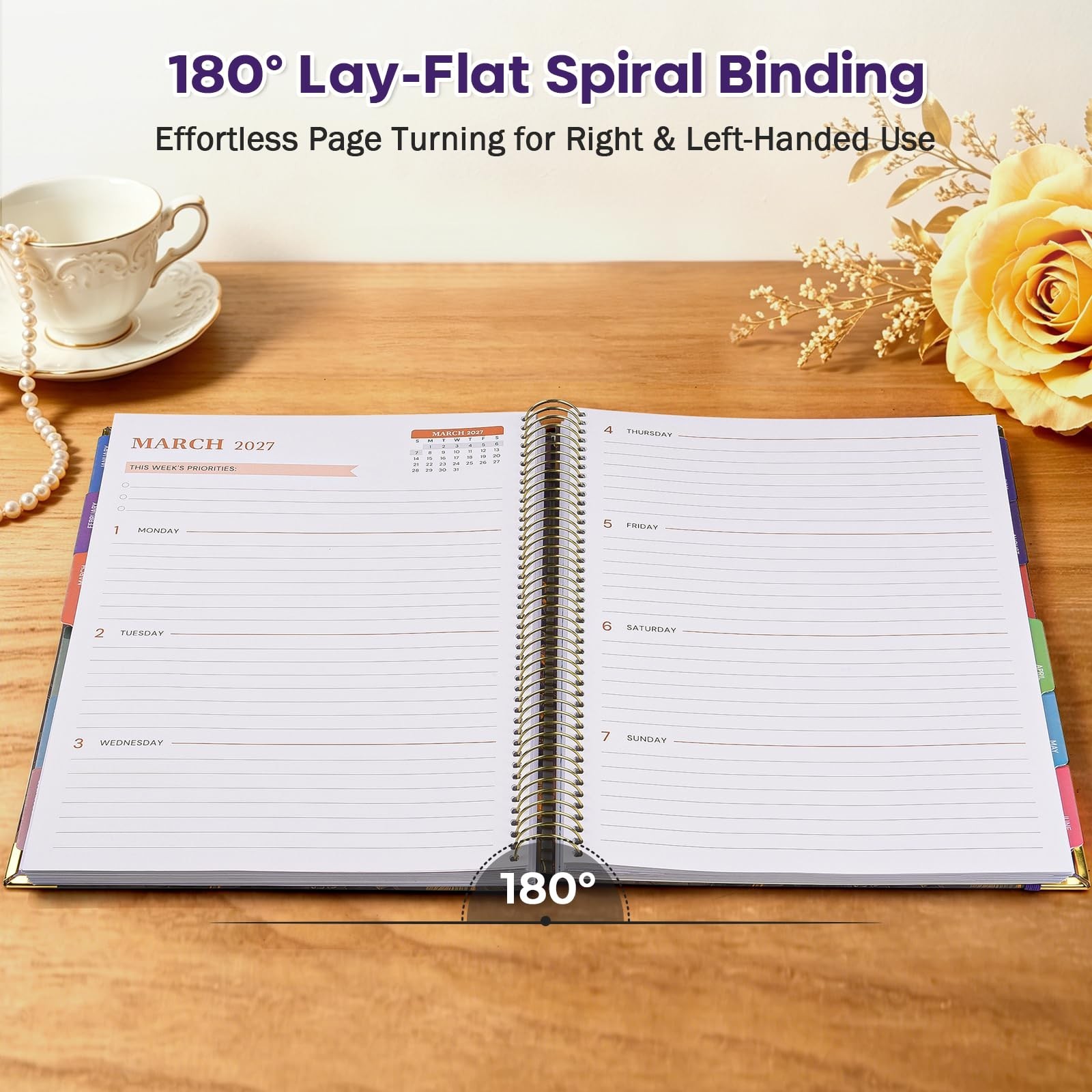 Planner 2026-2027, 8.5″ x 11″ Academic Planner Jul 2026 – Dec 2027, 18 Month …