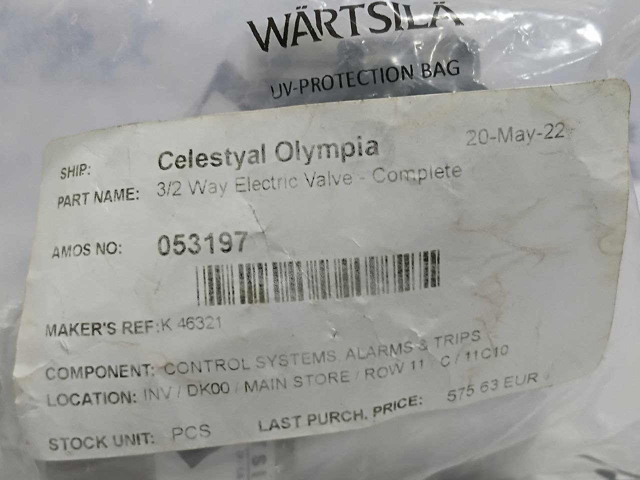 Eugen Seitz AG 117 497 00 117 Solenoid Valve Wetzikon 118 105 024N 2A27 24VDC