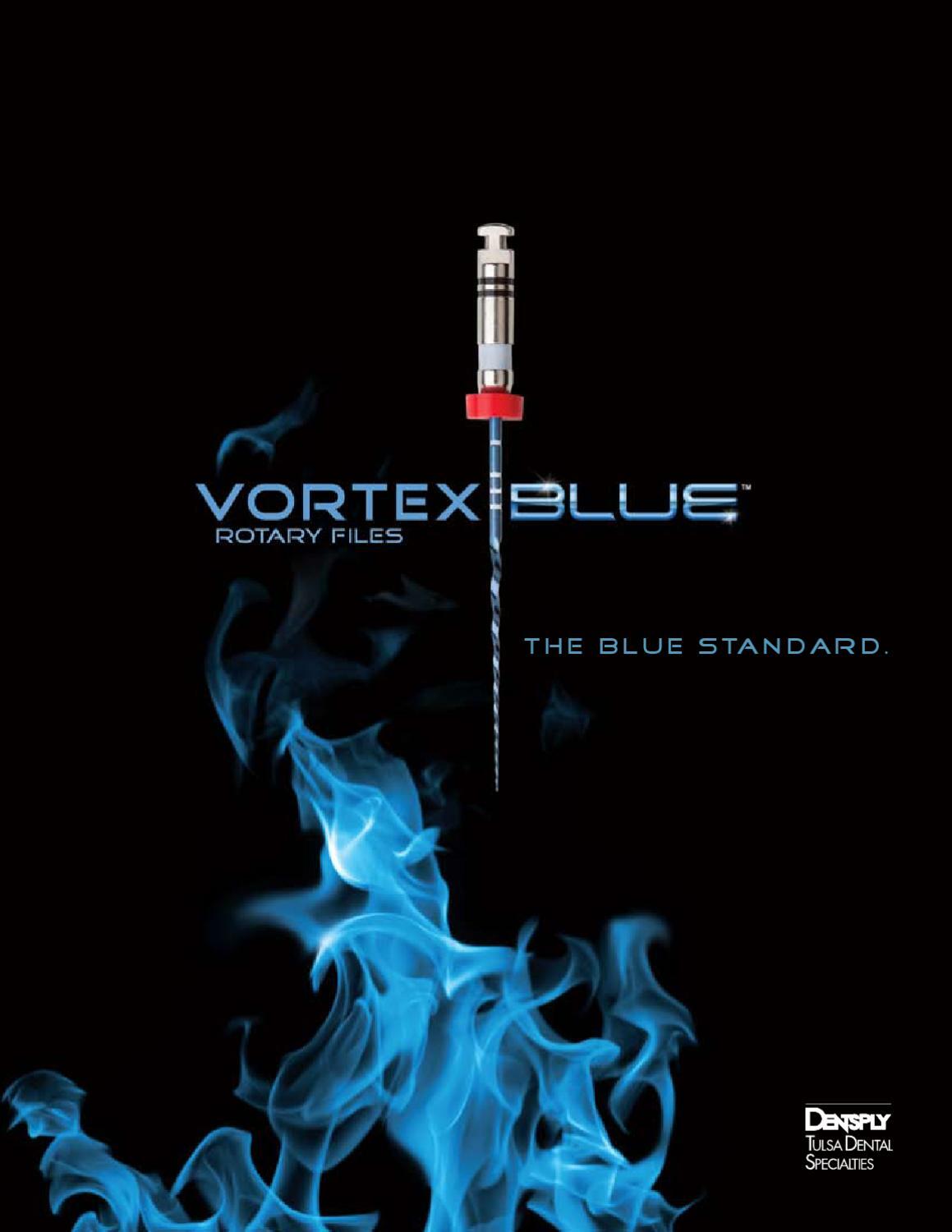Dentsply Tulsa Dental Vortex Blue 21, 25, 30mm all Taper rotary files 6/pk