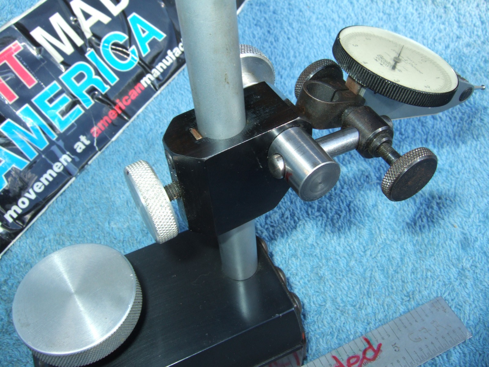 HERMANN SCHMID USED SURFACE GAGE MG-1 CLEAN INSPECTION TOOL GRINDER W/599-7033-3